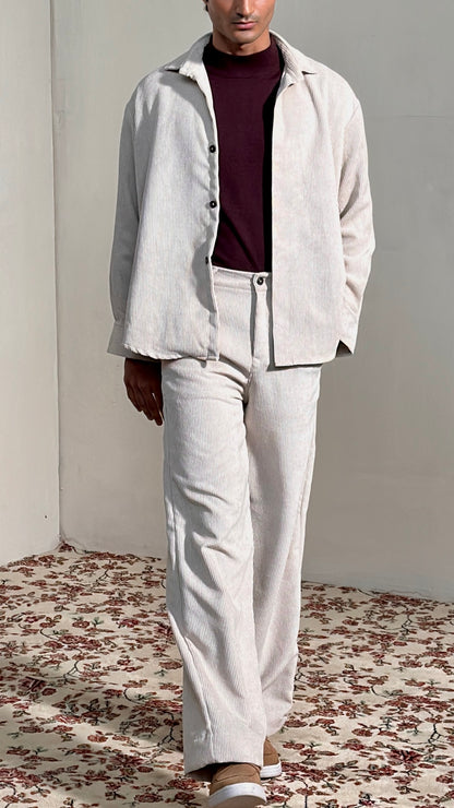 Beige hail Corduroy set