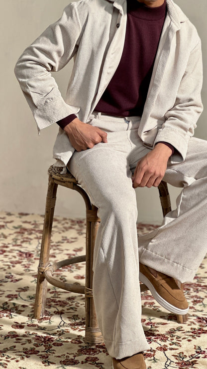 Beige hail Corduroy set