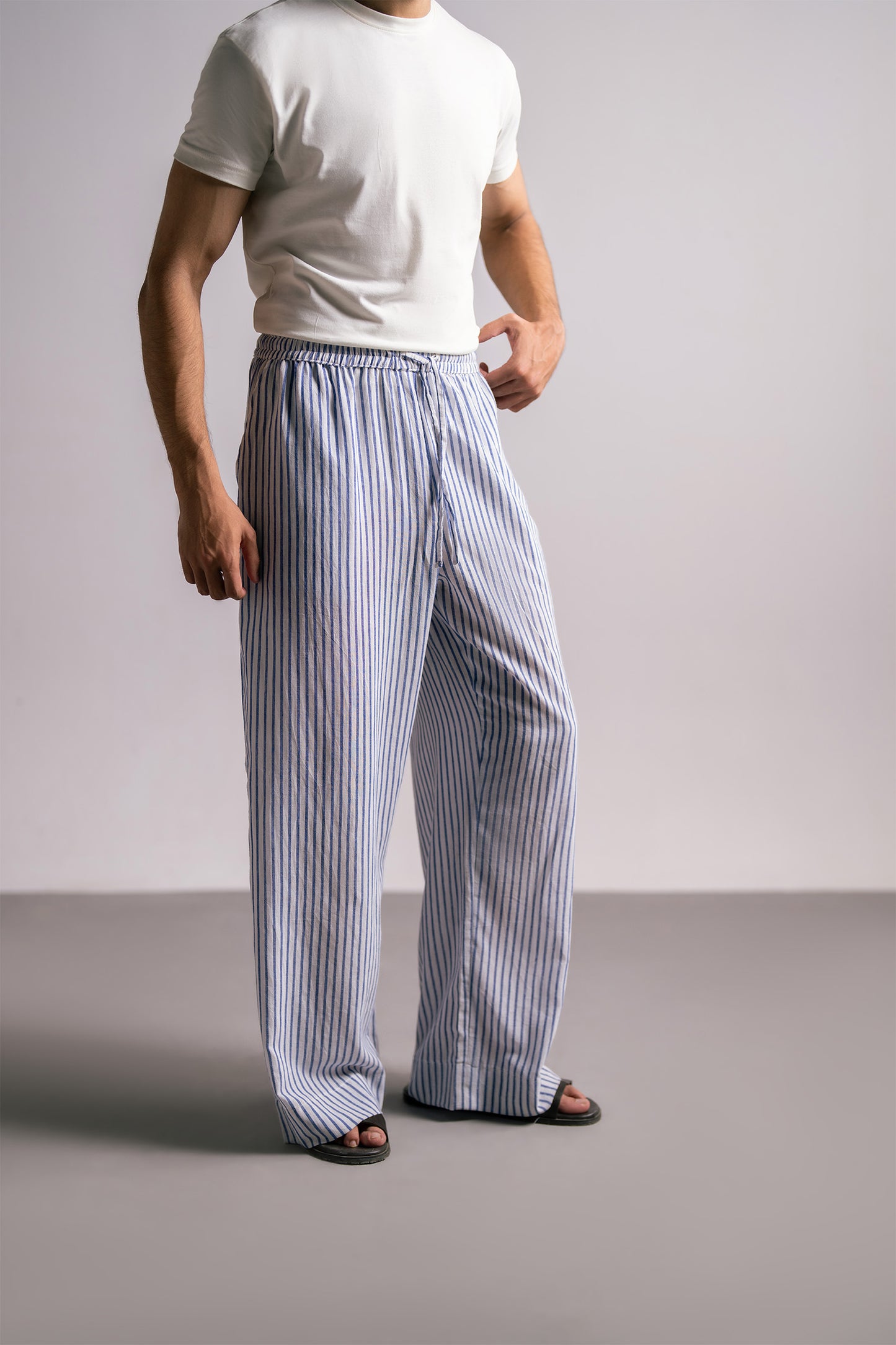 Stripe Linen Trousers