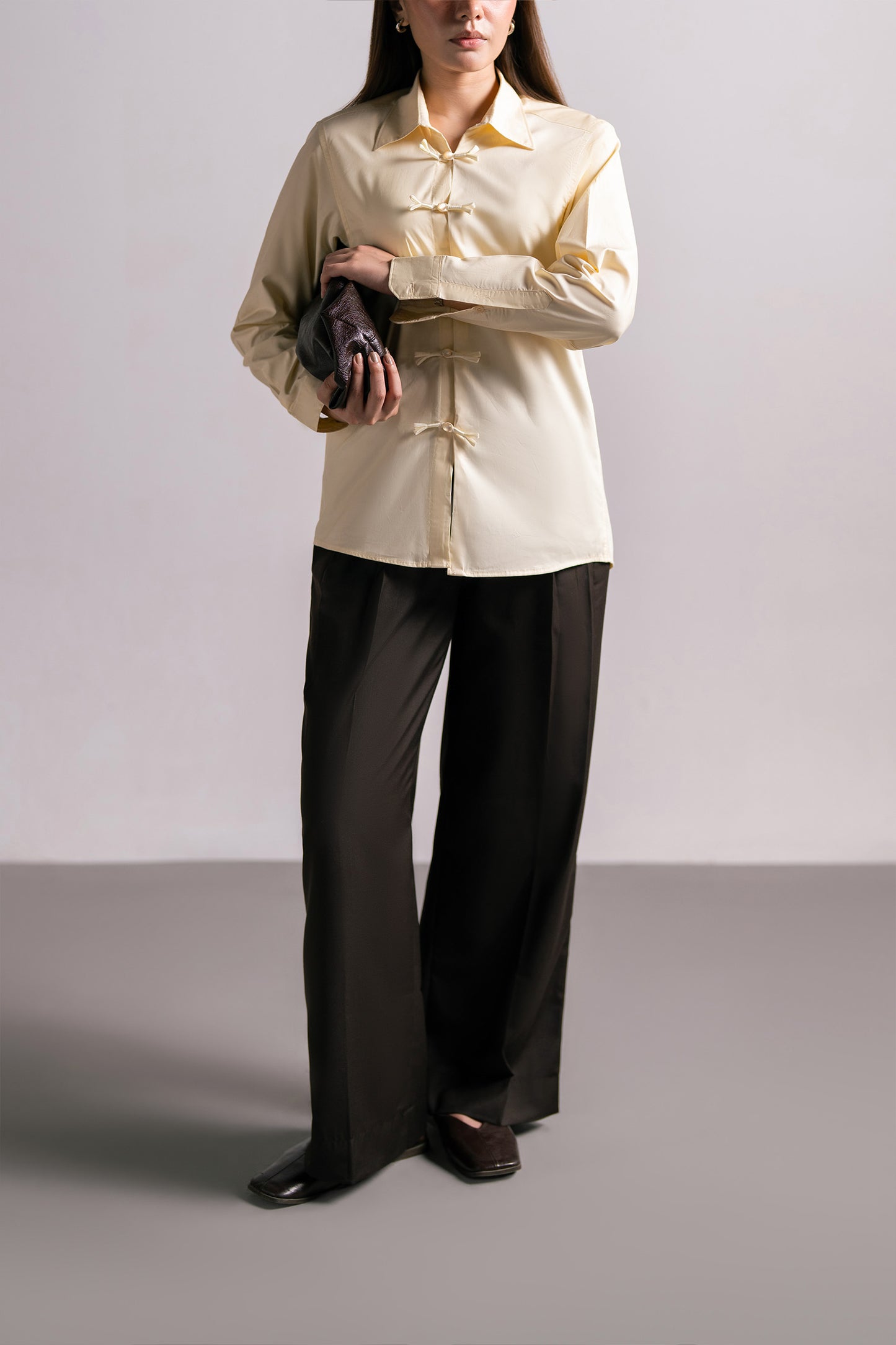 Butter Yellow Button Down
