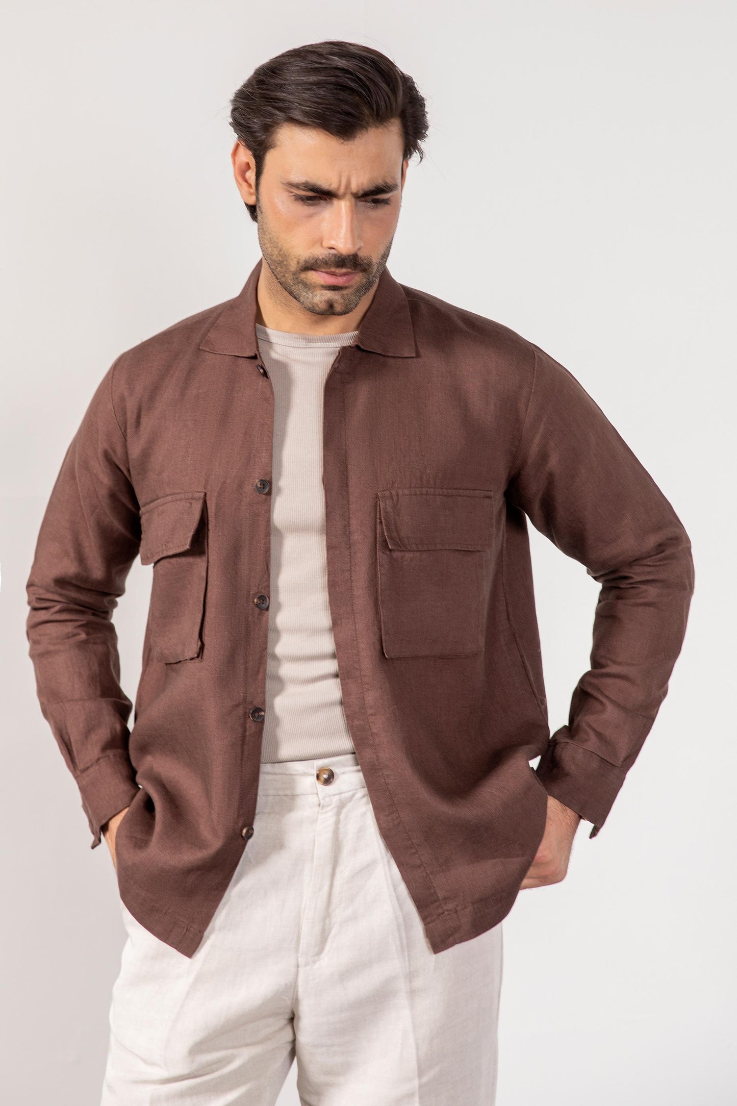 Brown Overshirt