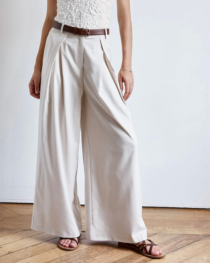 Pleated Pants
