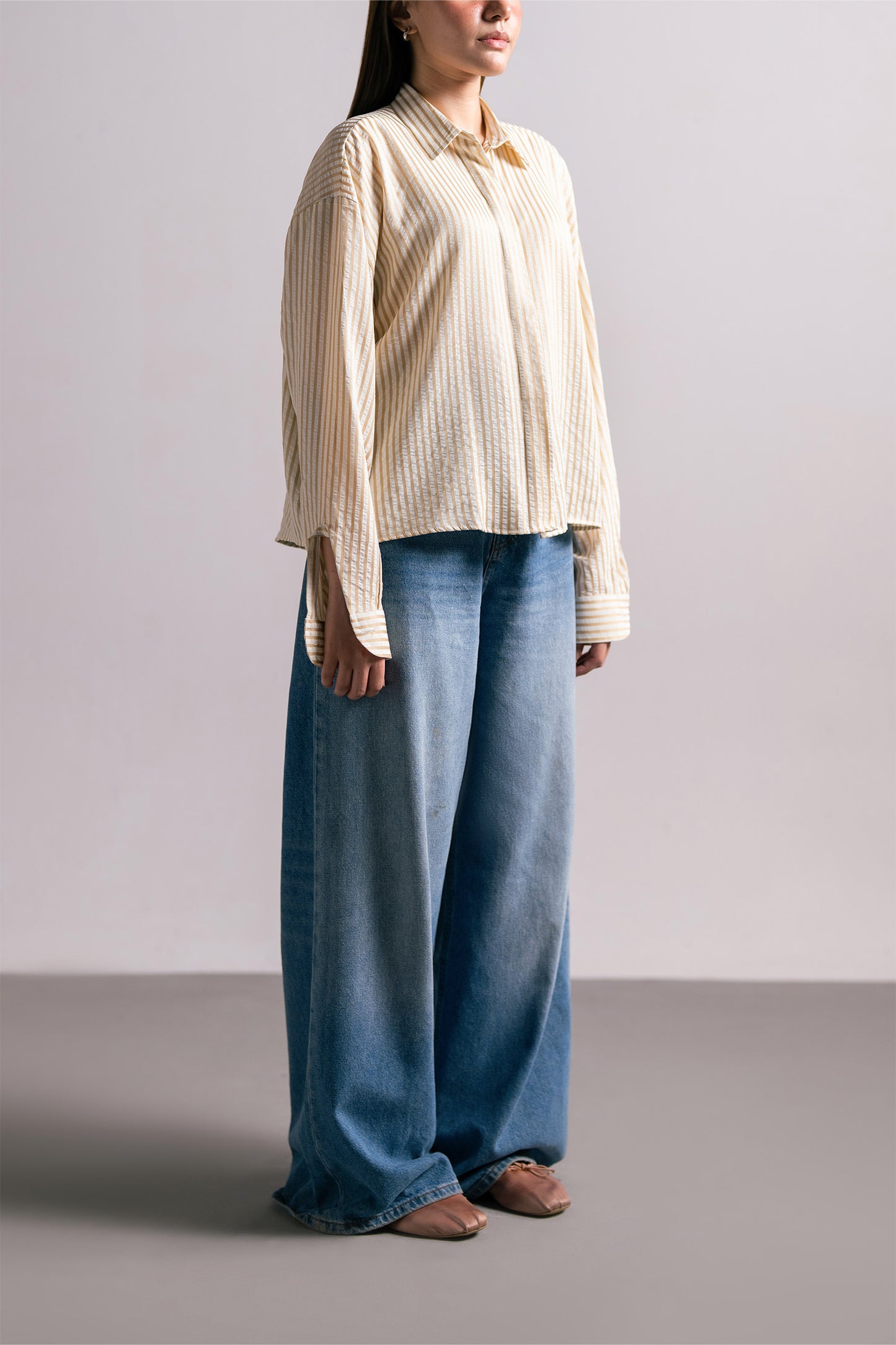 Coco Stripped Button Down