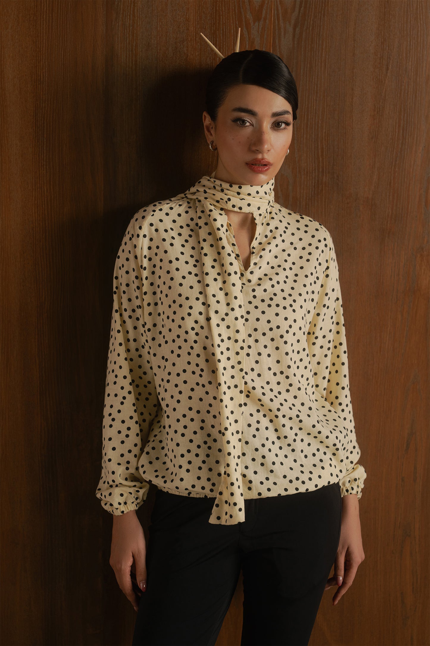 Marilyn Polka Top
