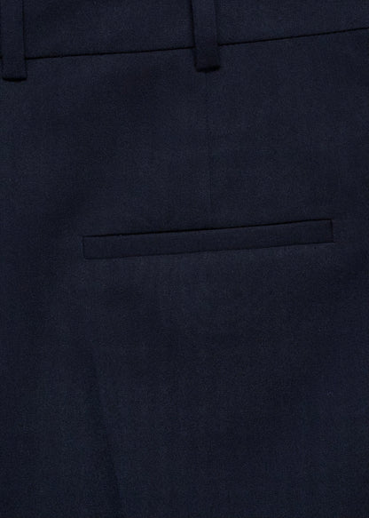 Straight suit trousers