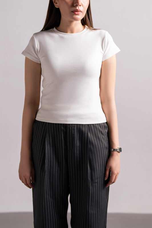 Basic White Tee