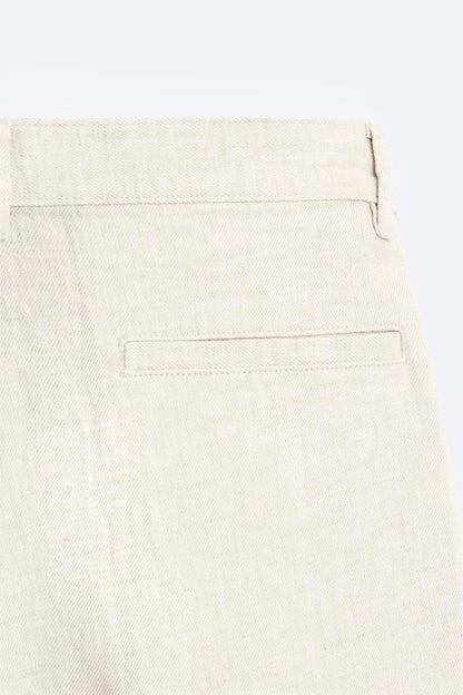 Linen Blended Straight fit Pant