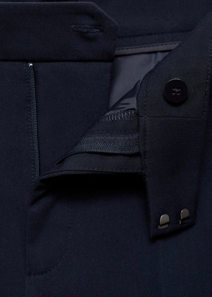 Straight suit trousers
