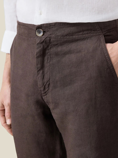 Brown linen Trouser