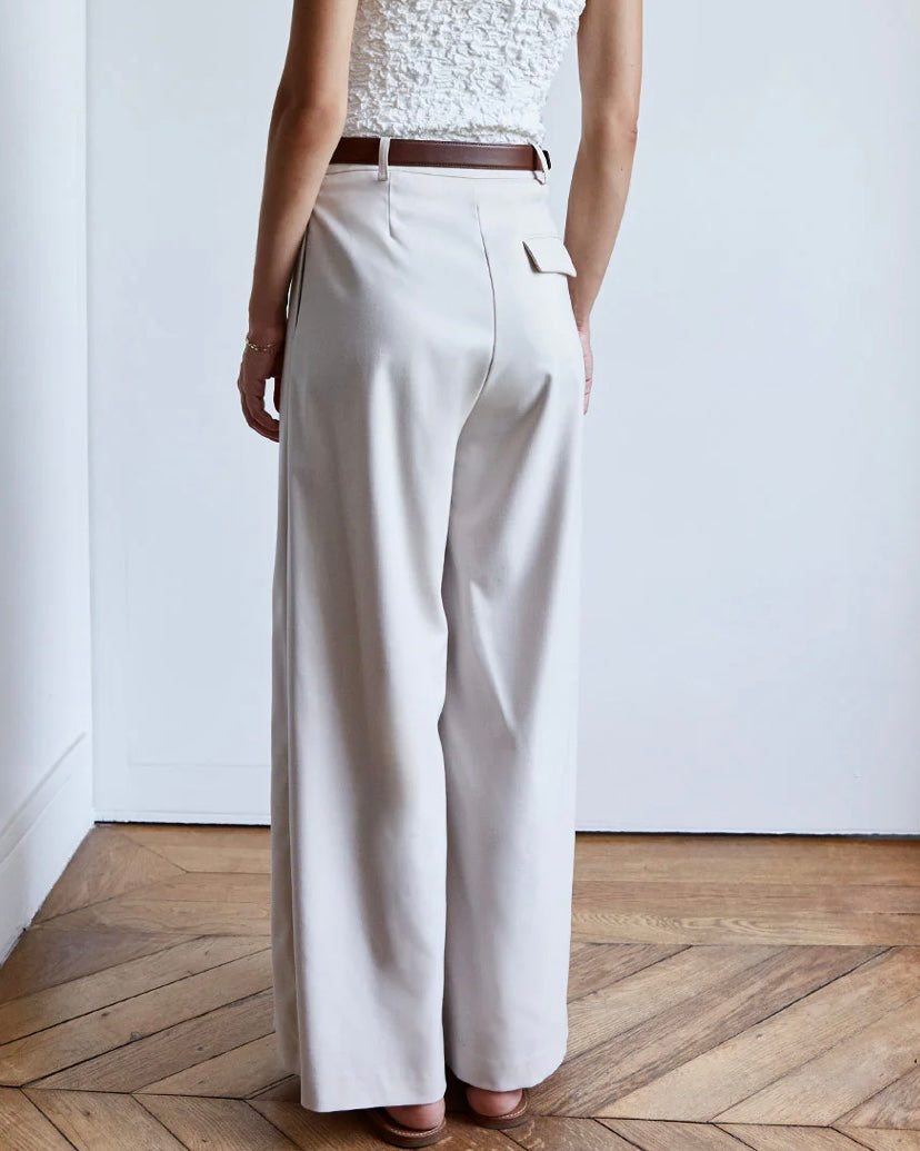 Pleated Pants