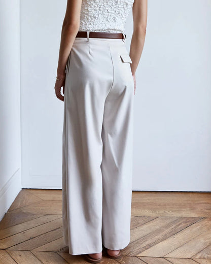 Pleated Pants