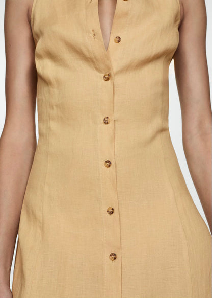 Linen Sleeveless Dress