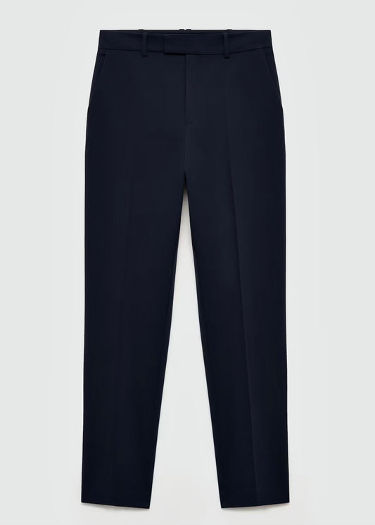 Straight suit trousers