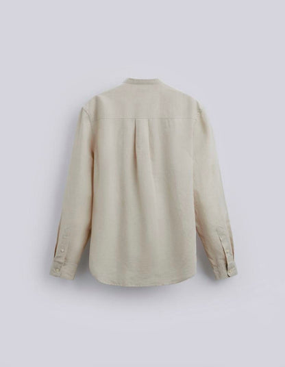 Crew neck Linen Shirt