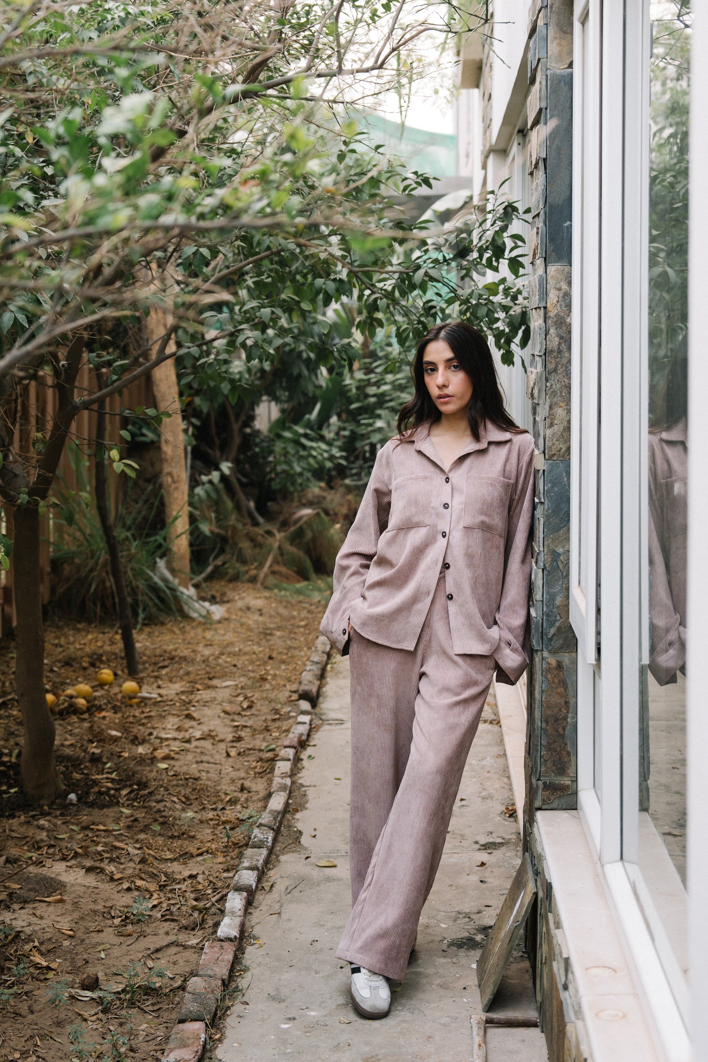 Mauve Corduroy Shirt