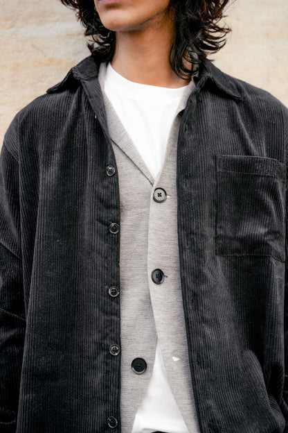 Black Corduroy Coordset