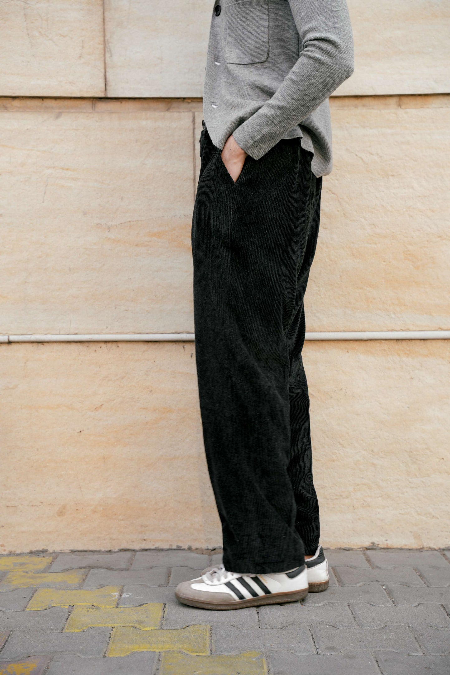 Black Corduroy Pant