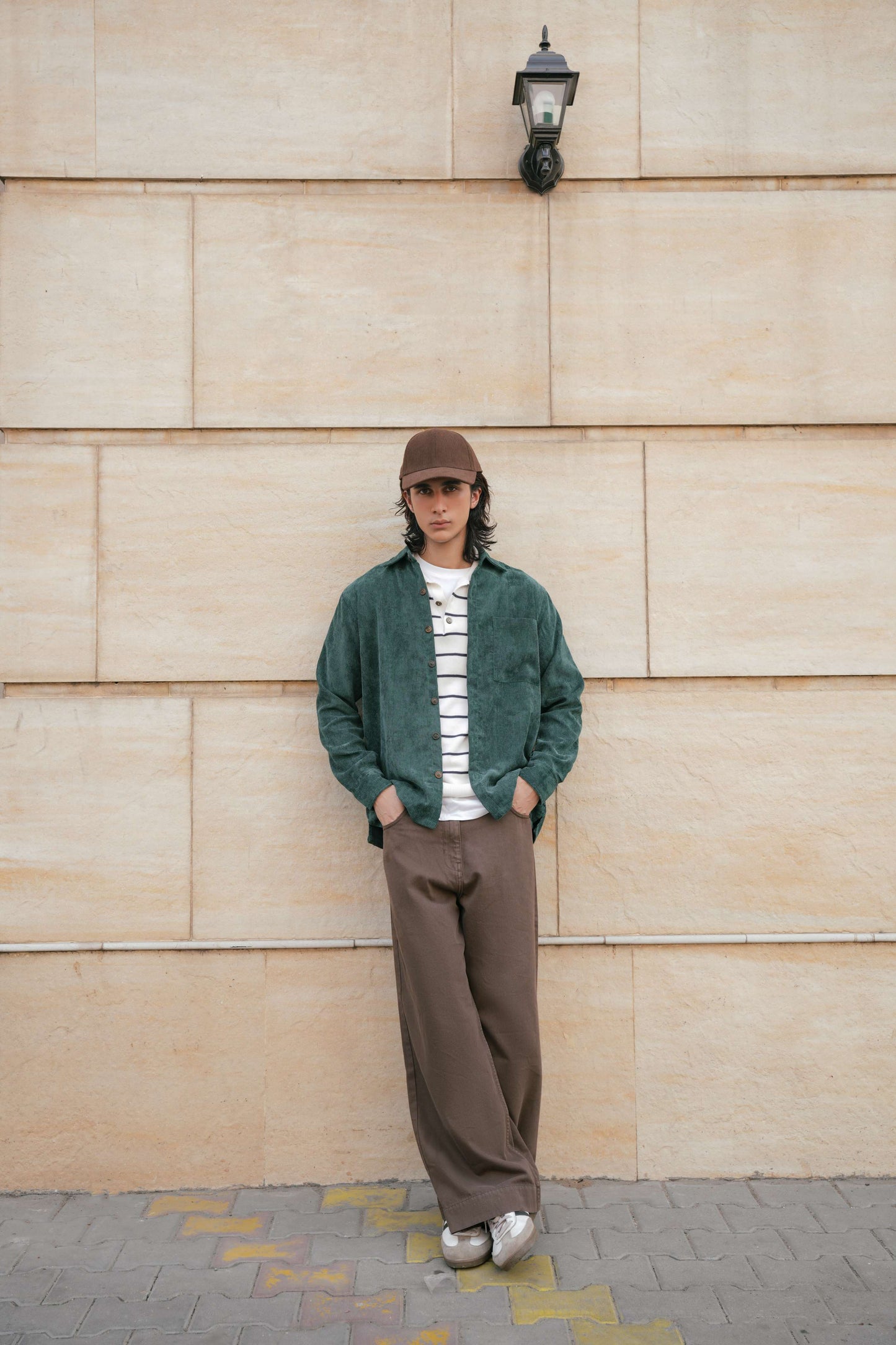 Emerald Corduroy Shirt