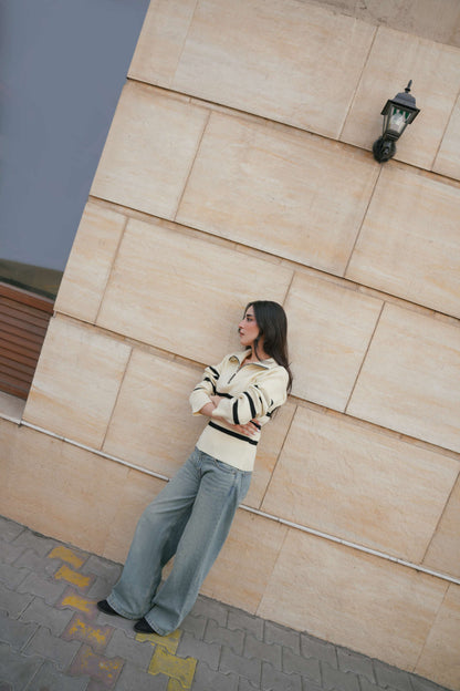 Briyana Knitted Polo