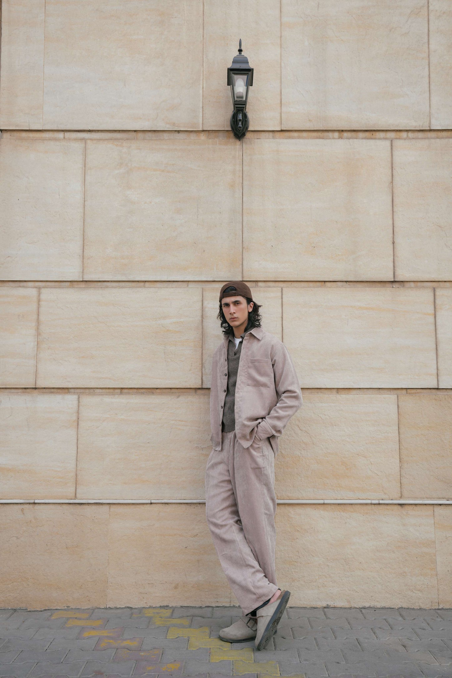 Black Corduroy Coordset