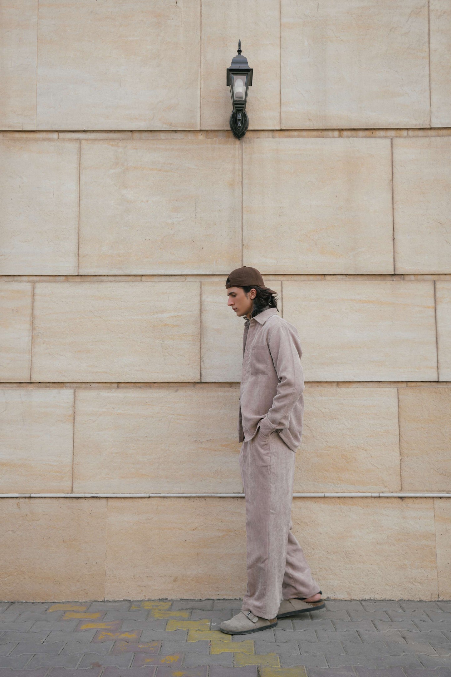 Beige Corduroy Trousers