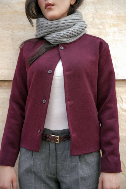 Burgundy Wool Sweater