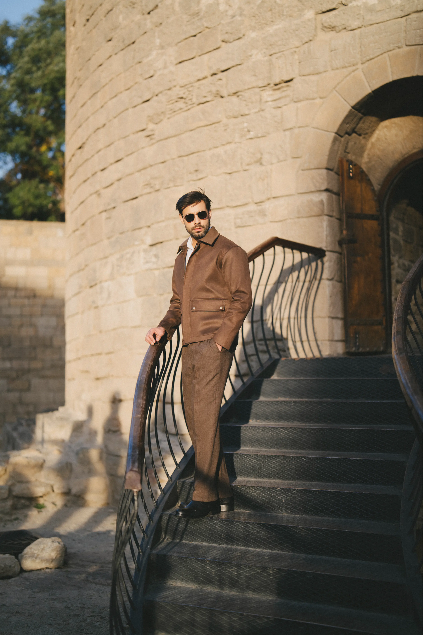 Nomad brown suede jacket