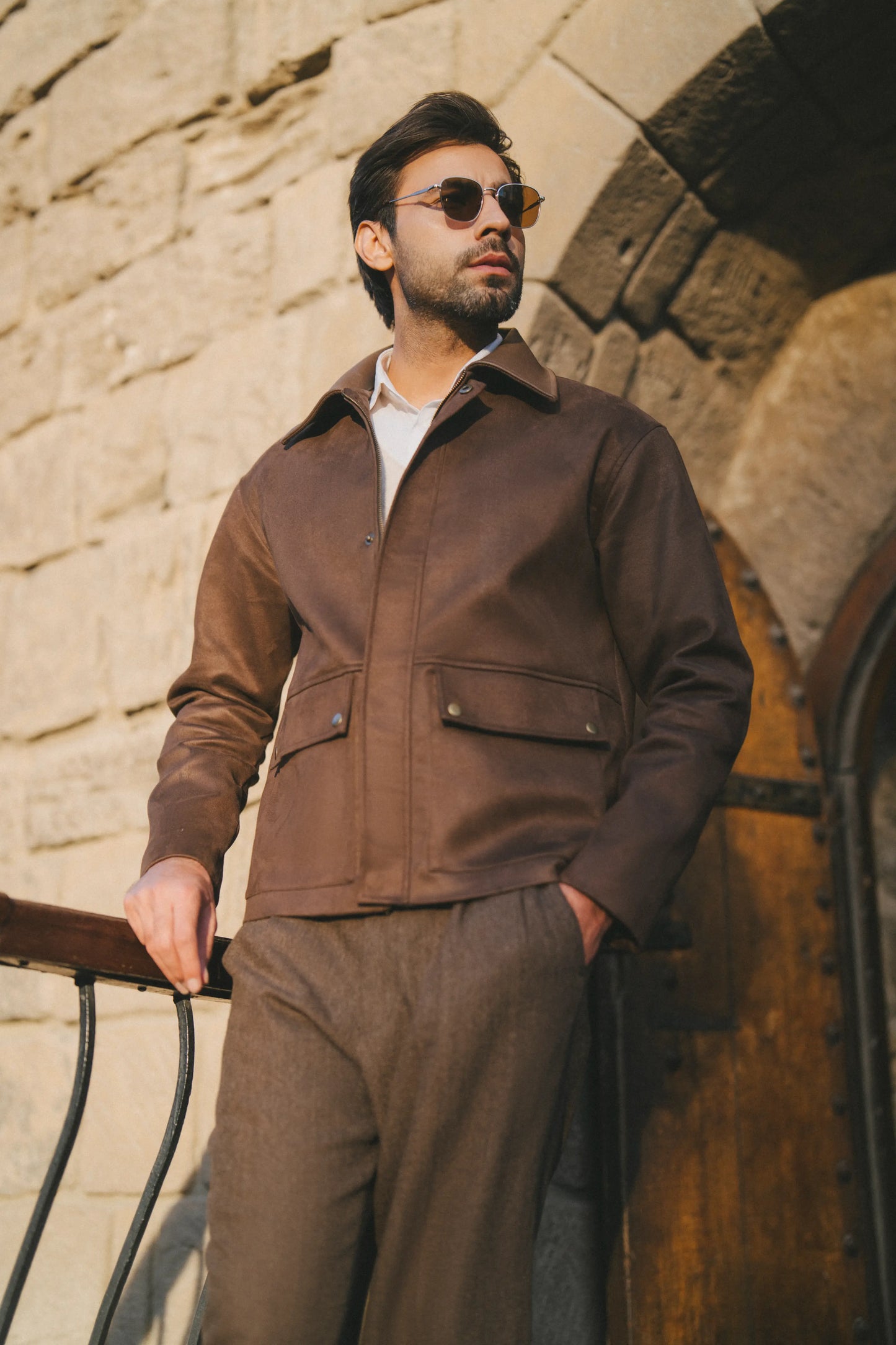 Nomad brown suede jacket