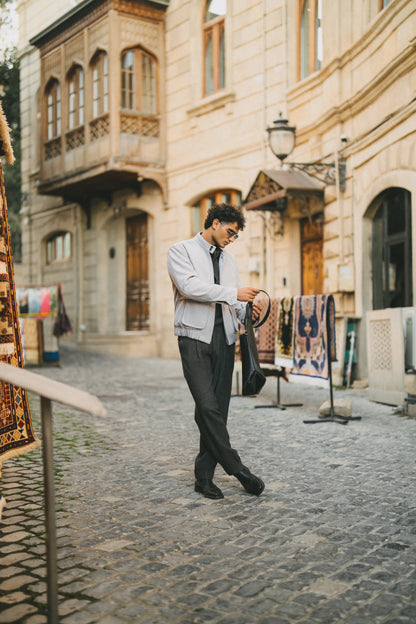 Grey Metropolitan Wool Jacket