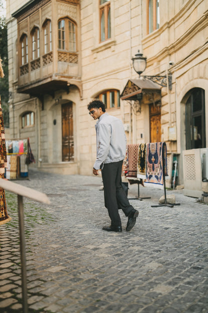 Grey Metropolitan Wool Jacket