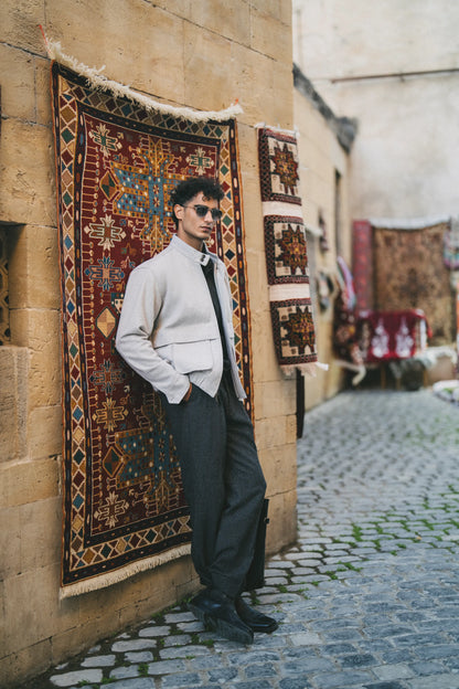 Grey Metropolitan Wool Jacket