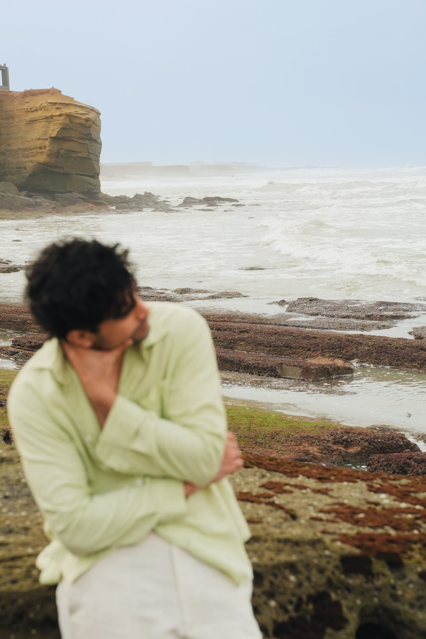 Lime Green Button Down Shirt