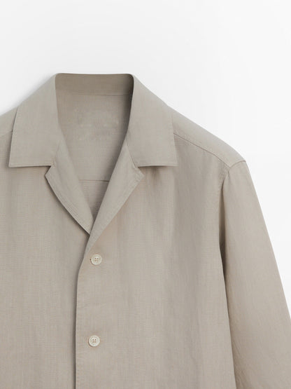 Summer Linen Blend Overshirt