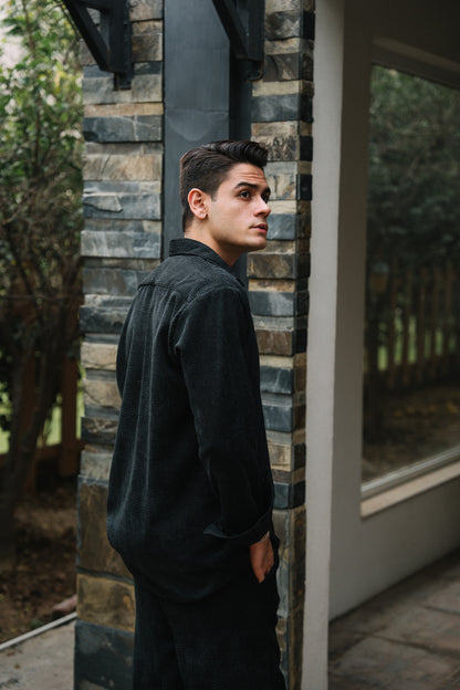 Black Corduroy Shirt