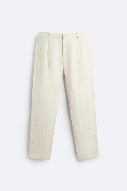 Linen Blended Straight fit Pant