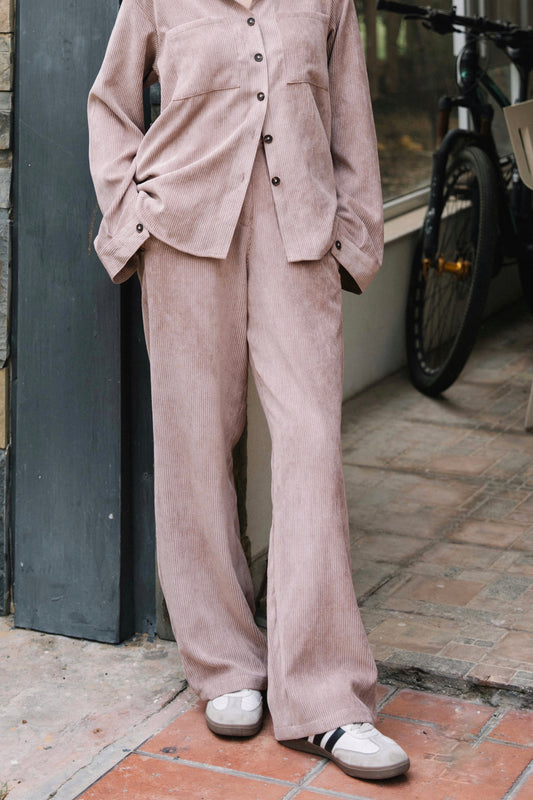 Mauve Corduroy Pant