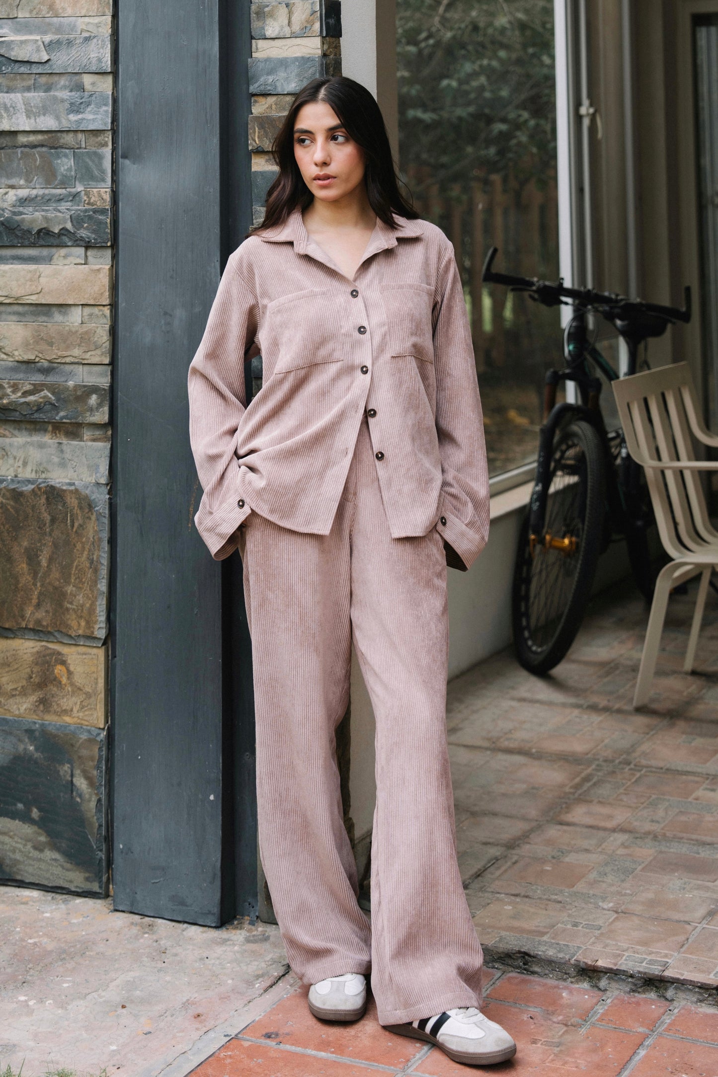 Mauve Corduroy Shirt