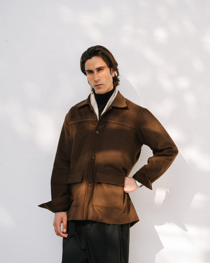 Brown jacket mens