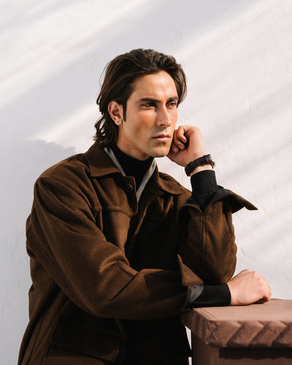 Brown jacket mens