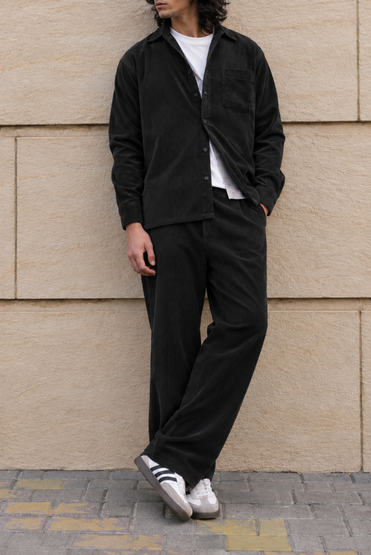 Black Corduroy Shirt