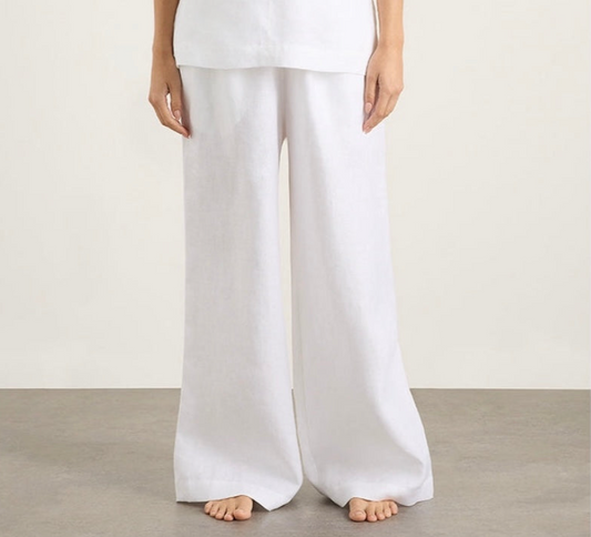 White Linen Pants