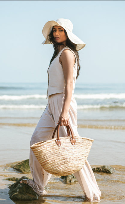 Beige Vest Top
