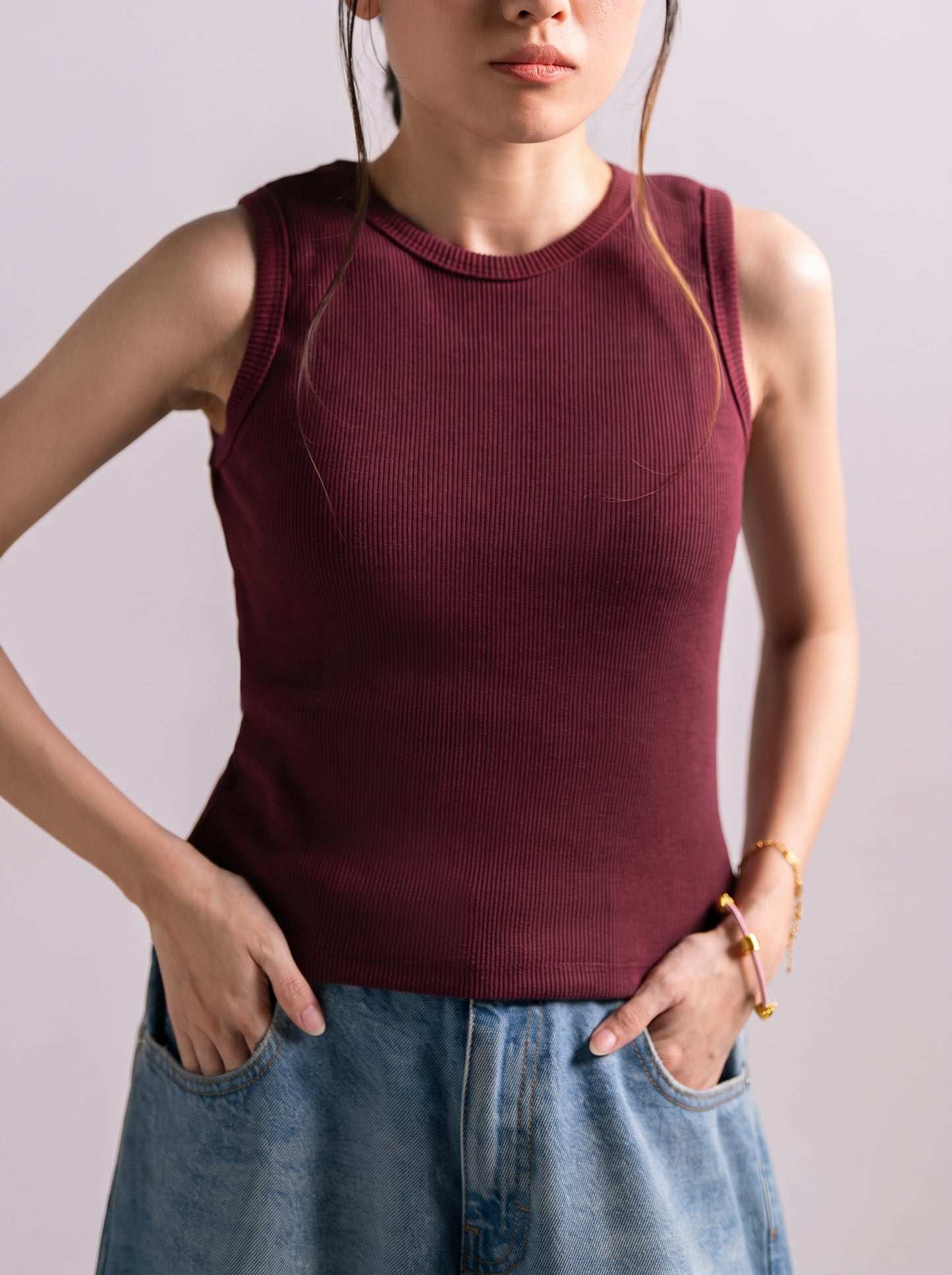 BURGUNDY TANK GIRLS